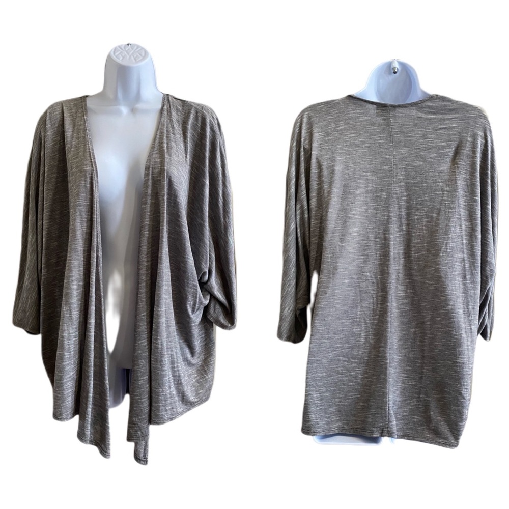 NEW! Gray dolman sleeve cardigan kimono M/L